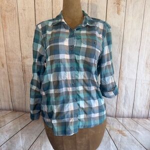 Eddie Bauer Travex Women's Long-Sleeve Departure 2.0 shirt Women’s L Classic Fit